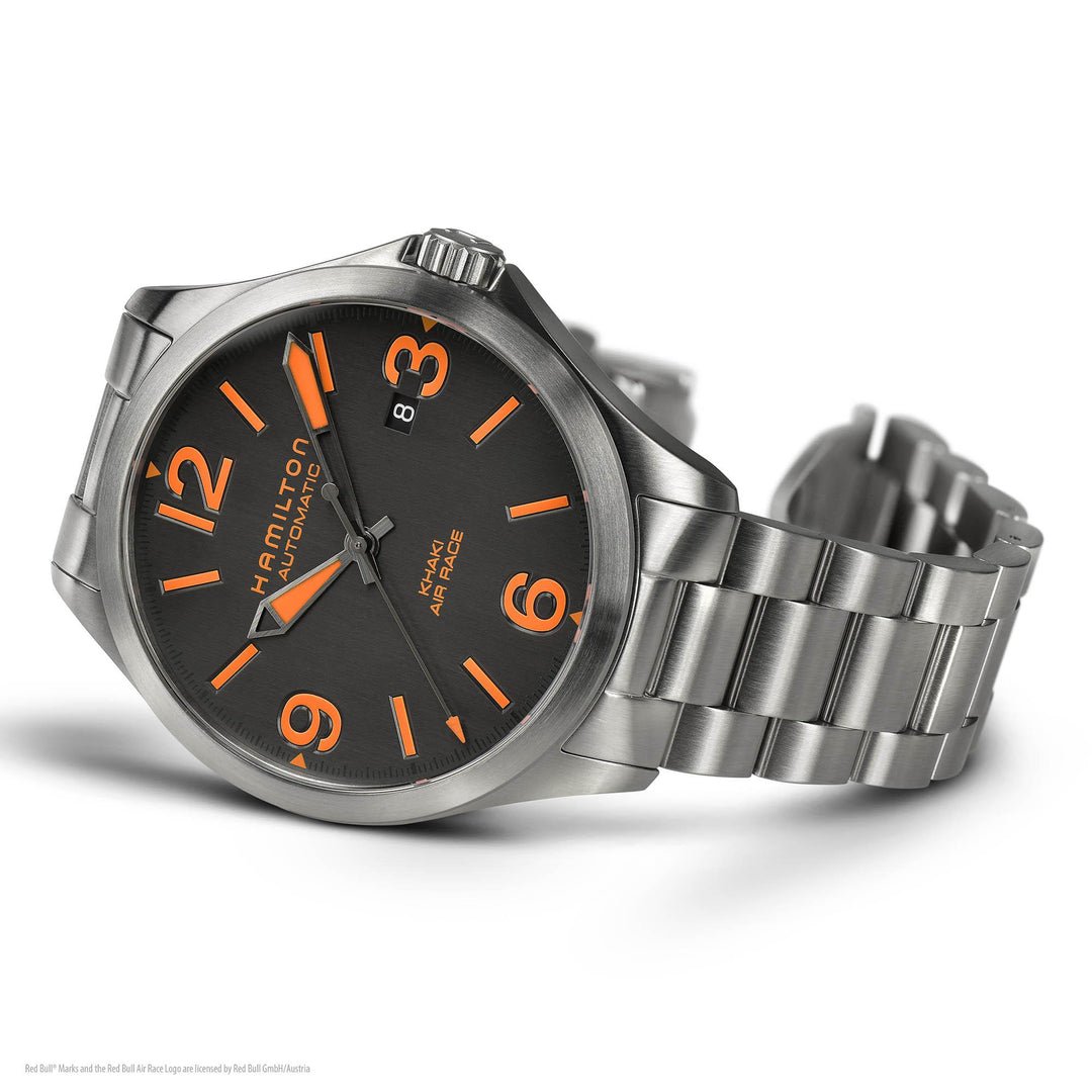 HAMILTON H76235131 Khaki Aviation Khaki Air Race Karóra