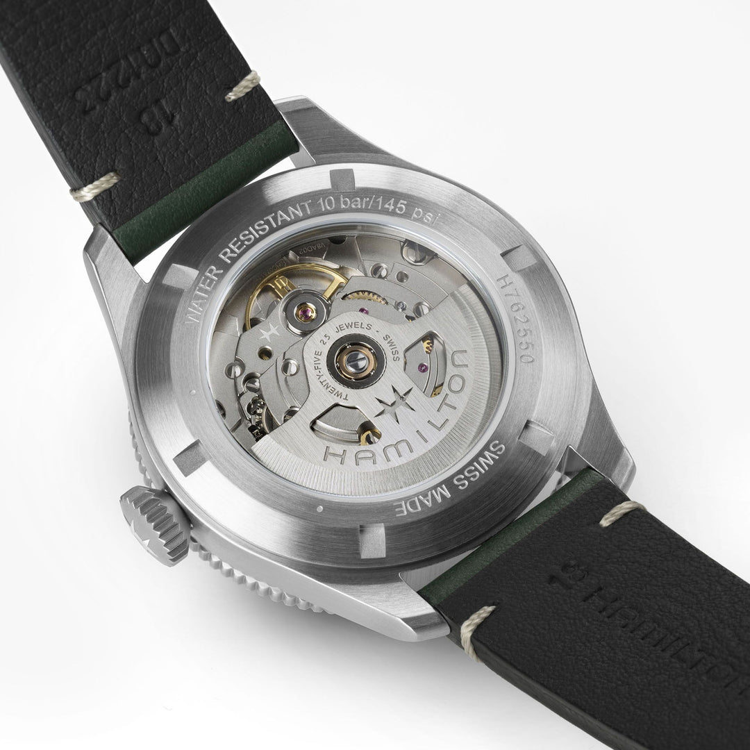 HAMILTON H76255810 Khaki Aviation Pilot Pioneer Auto Karóra