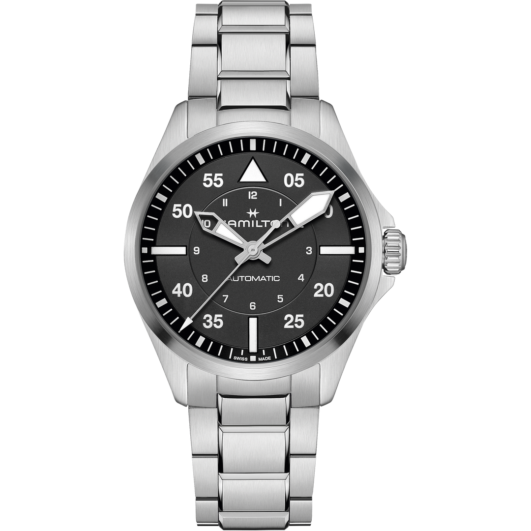 HAMILTON H76305130 Khaki Aviation Pilot Auto Karóra