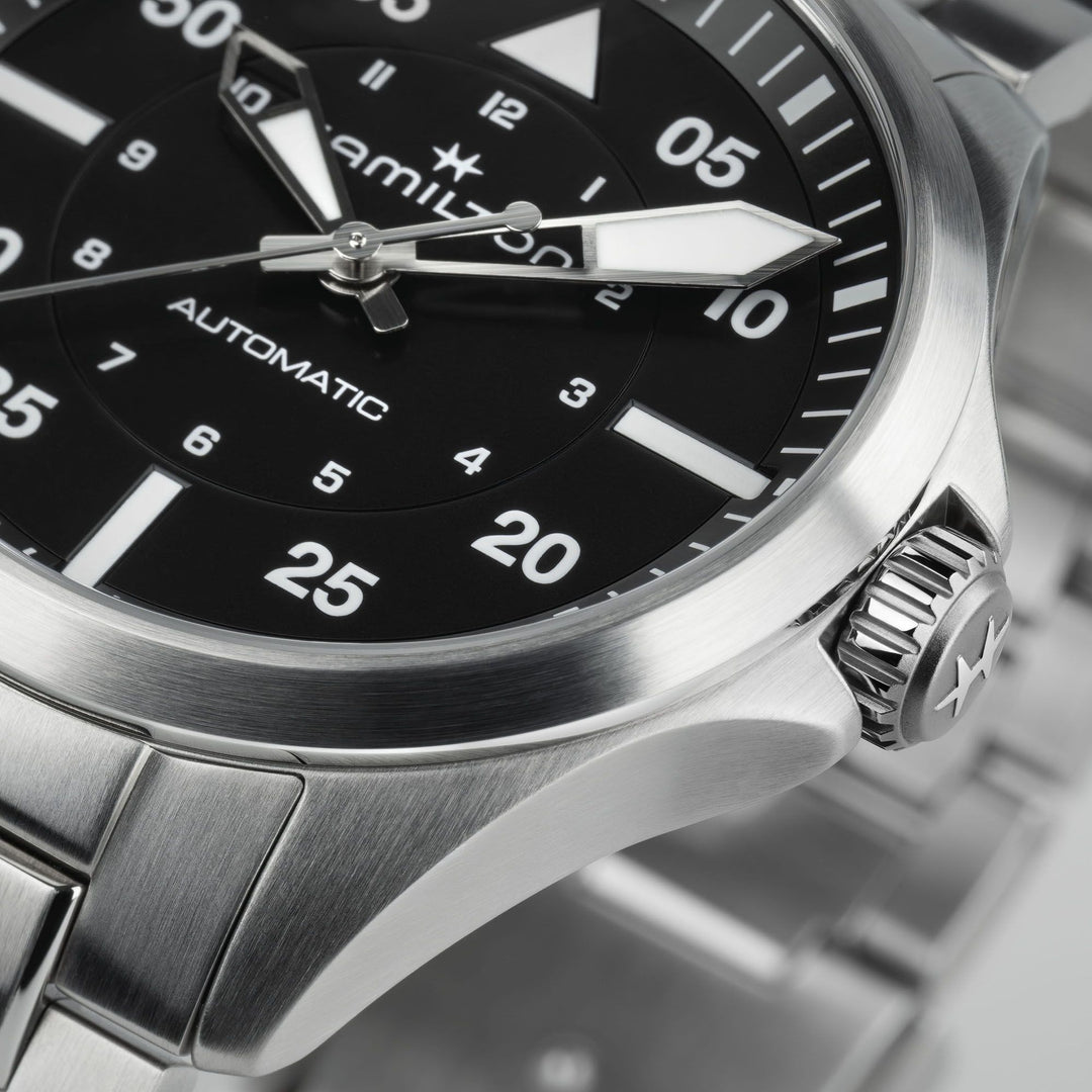 HAMILTON H76305130 Khaki Aviation Pilot Auto Karóra