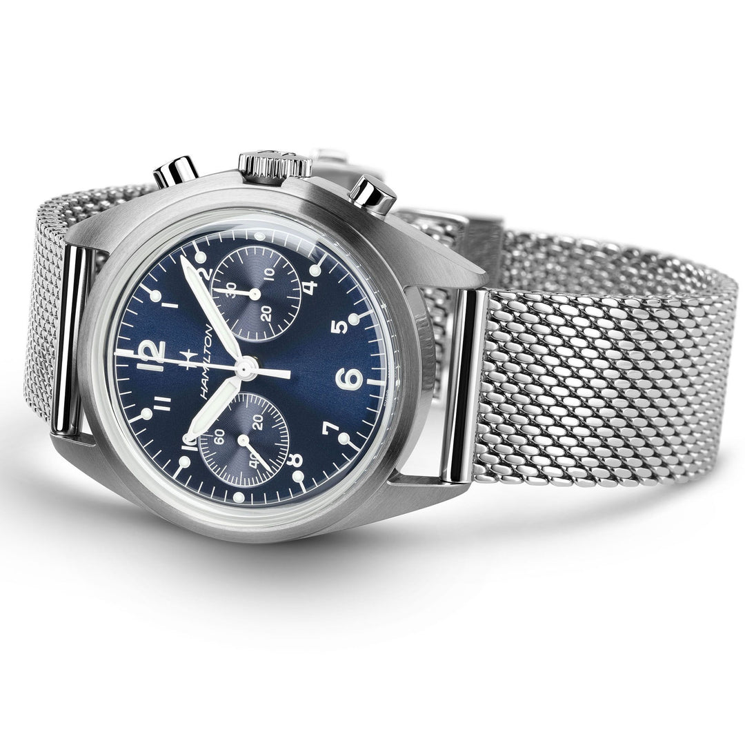 HAMILTON H76409140 Khaki Aviation Pilot Pioneer Mechanical Chrono Watch