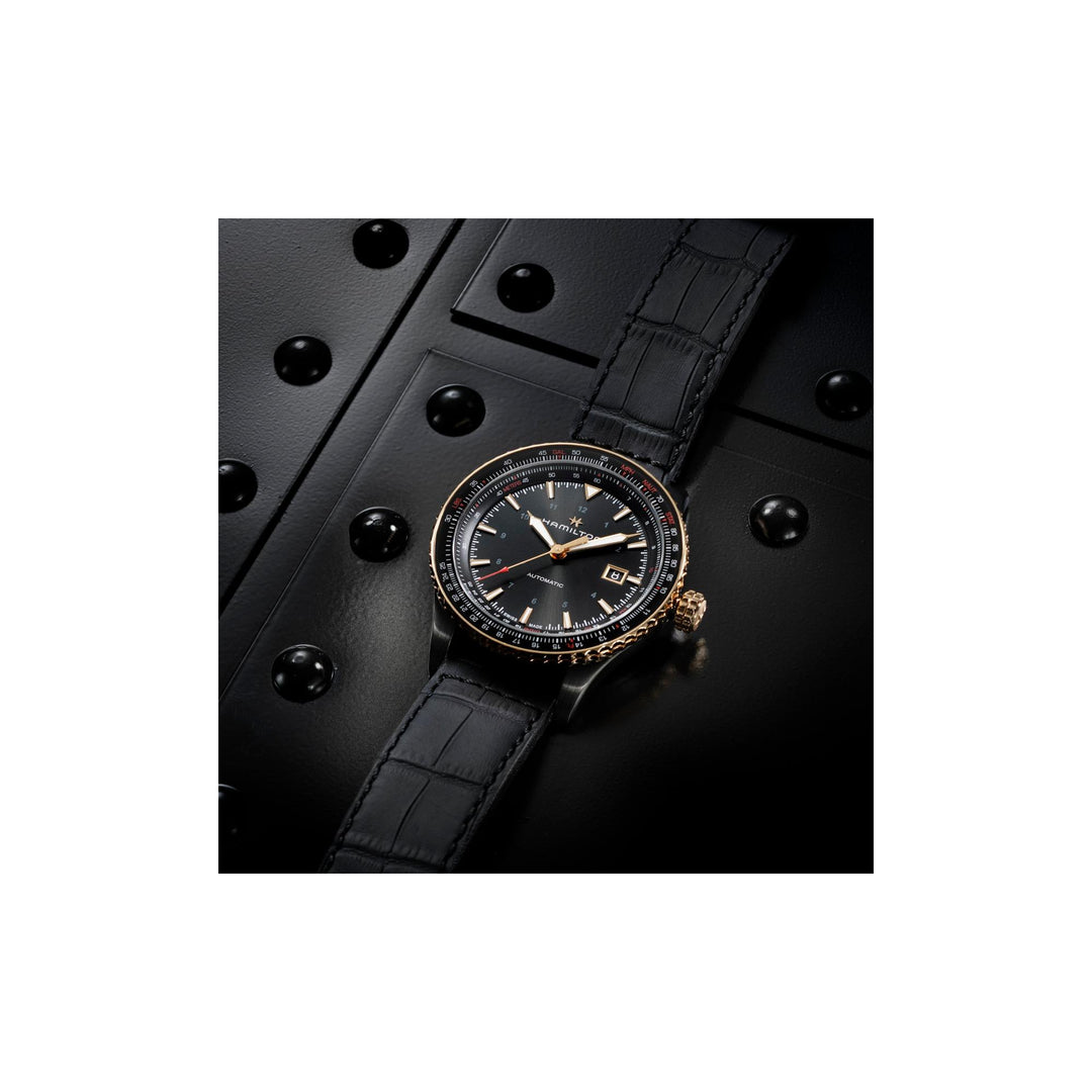 HAMILTON H76635730 Khaki Aviation Khaki Aviation Converter Karóra
