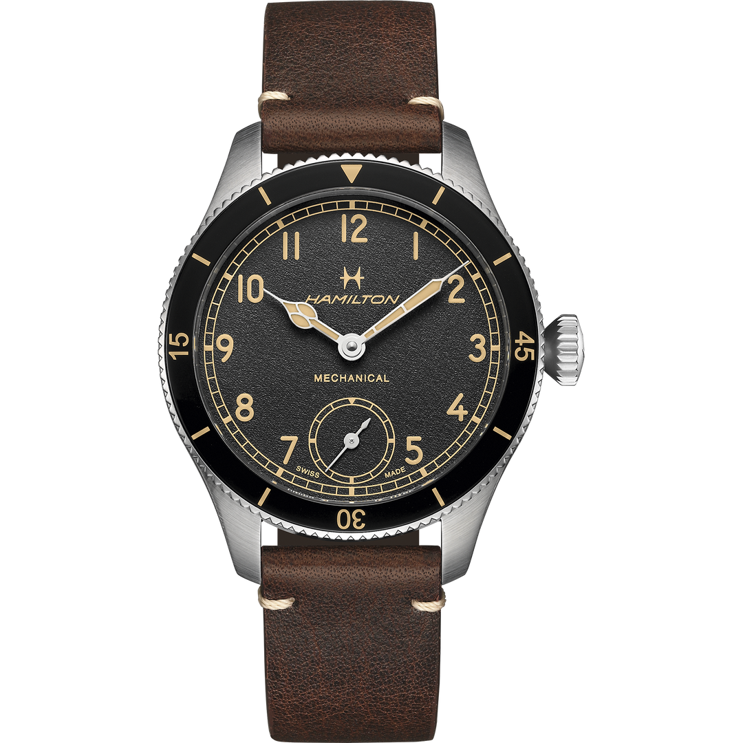 HAMILTON H76719530 Khaki Aviation Pilot Pioneer Mechanical Karóra