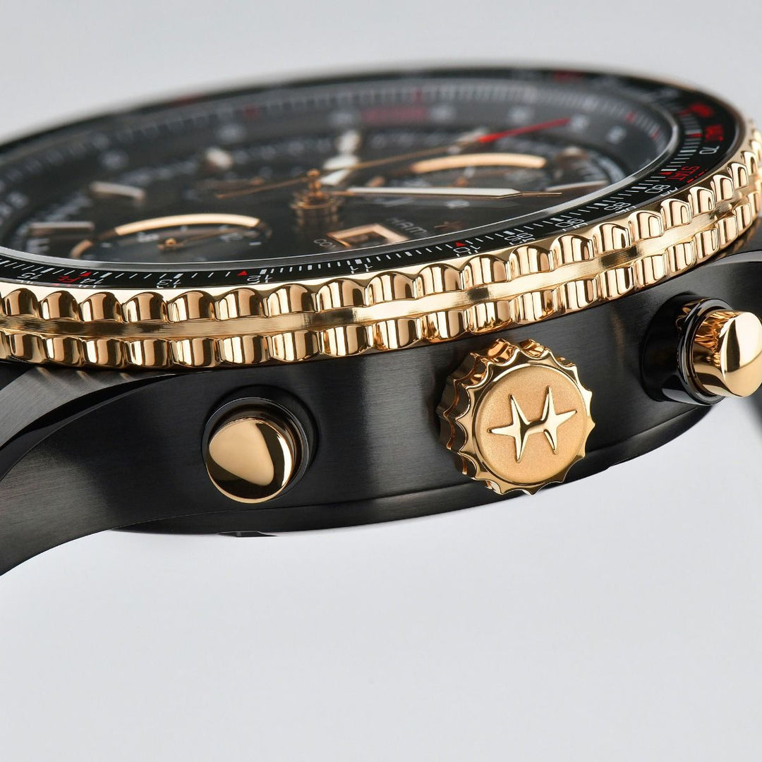 HAMILTON H76736730 Khaki Aviation Converter Auto Chrono Karóra