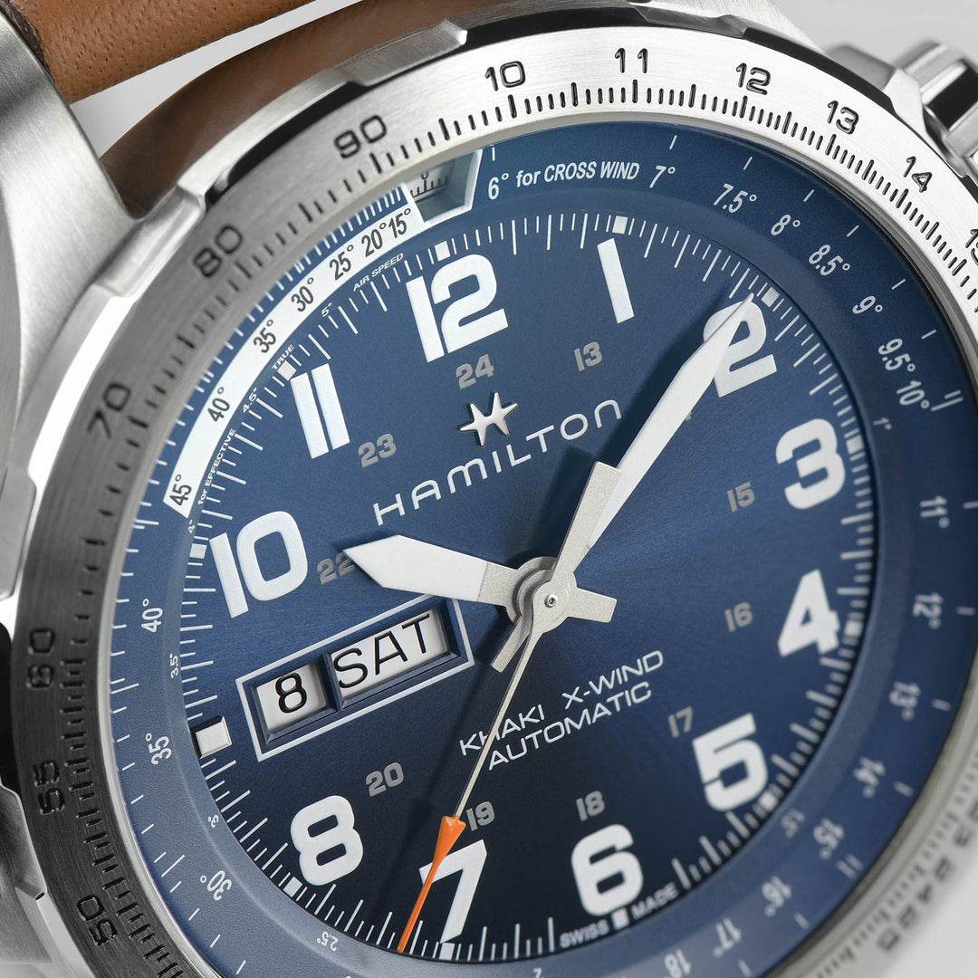 HAMILTON H77765541 Khaki Aviation Khaki X-Wind Karóra