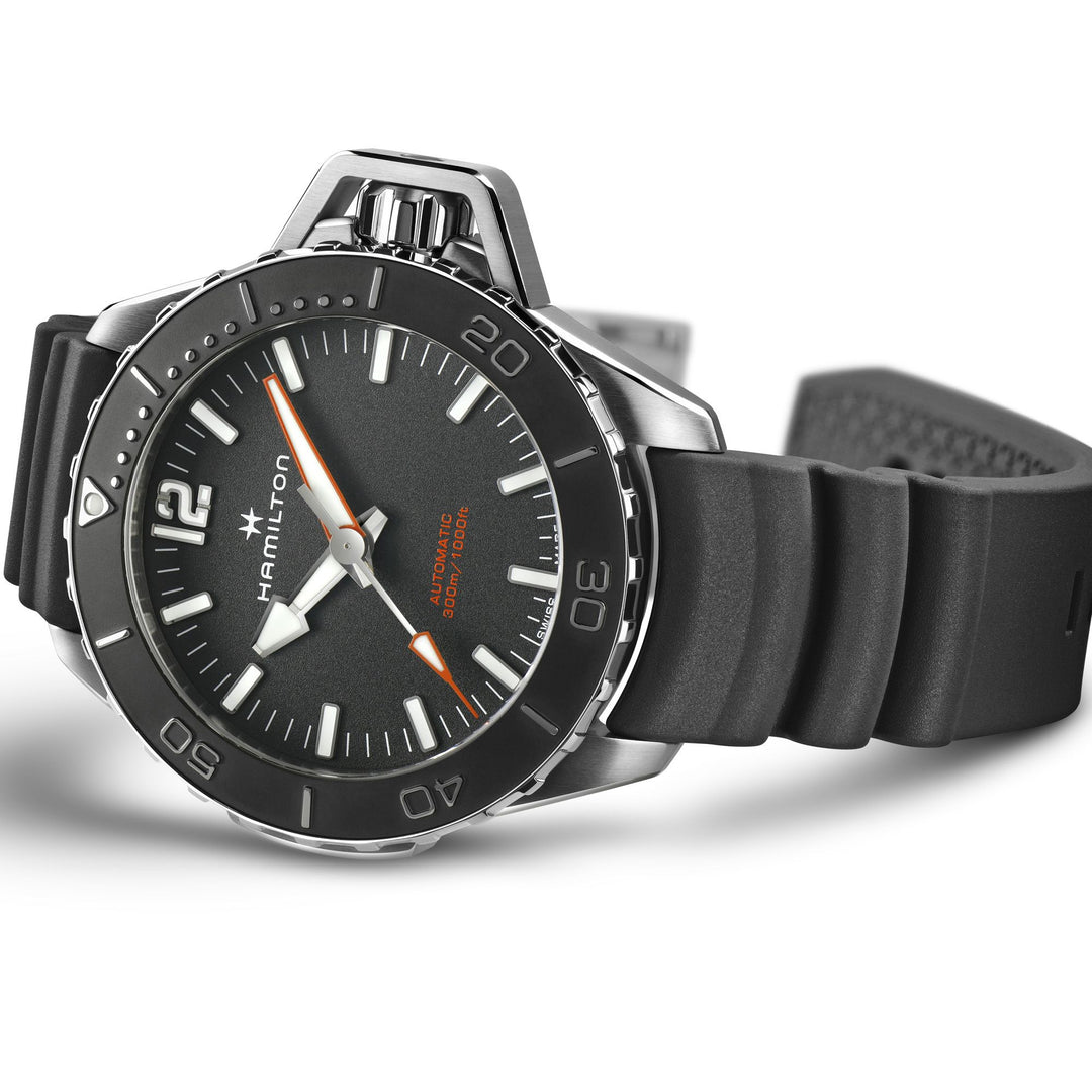 HAMILTON H77825330 Khaki Navy Frogman Karóra