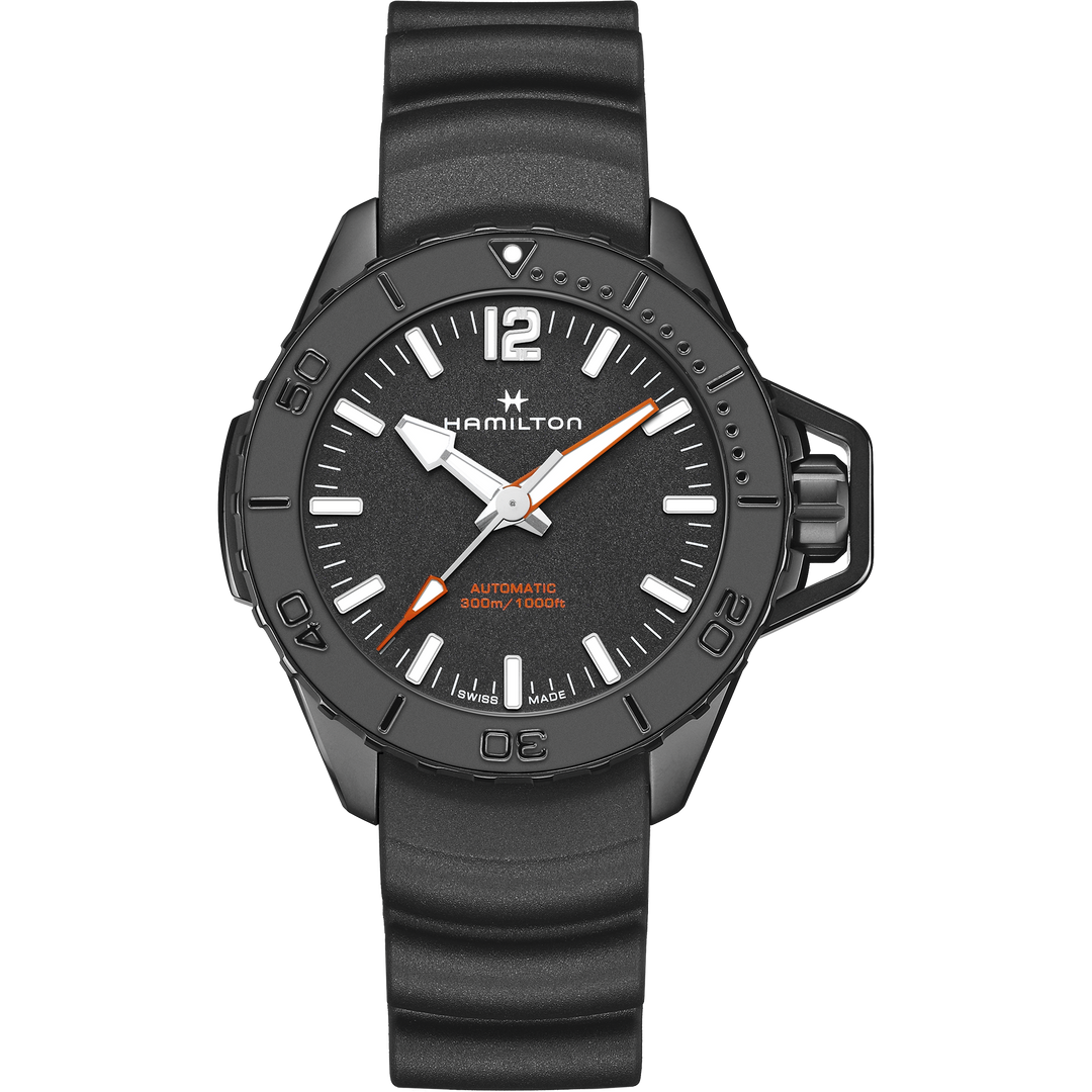 HAMILTON H77855330 Khaki Navy Frogman Auto Watch