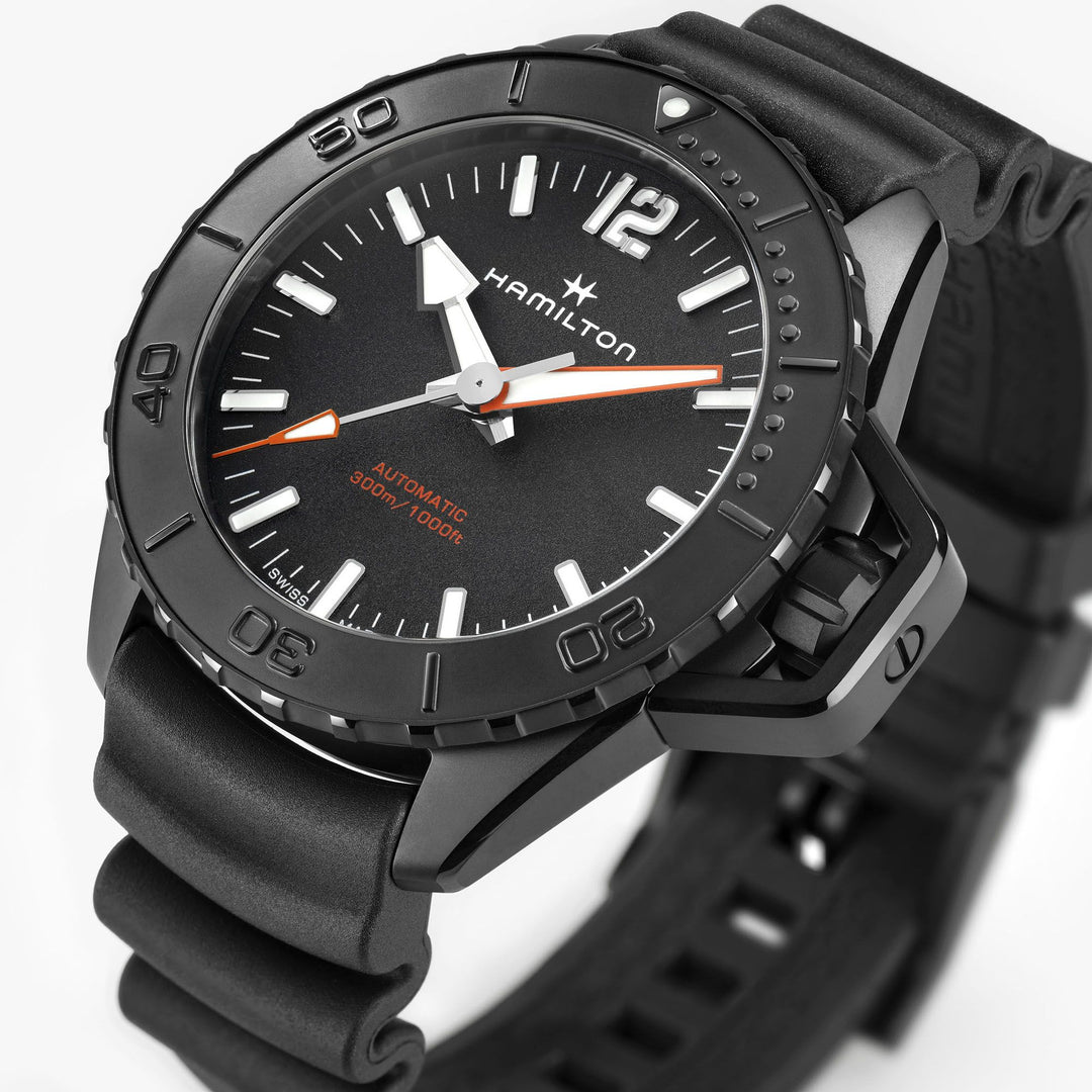 HAMILTON H77855330 Khaki Navy Frogman Auto Watch