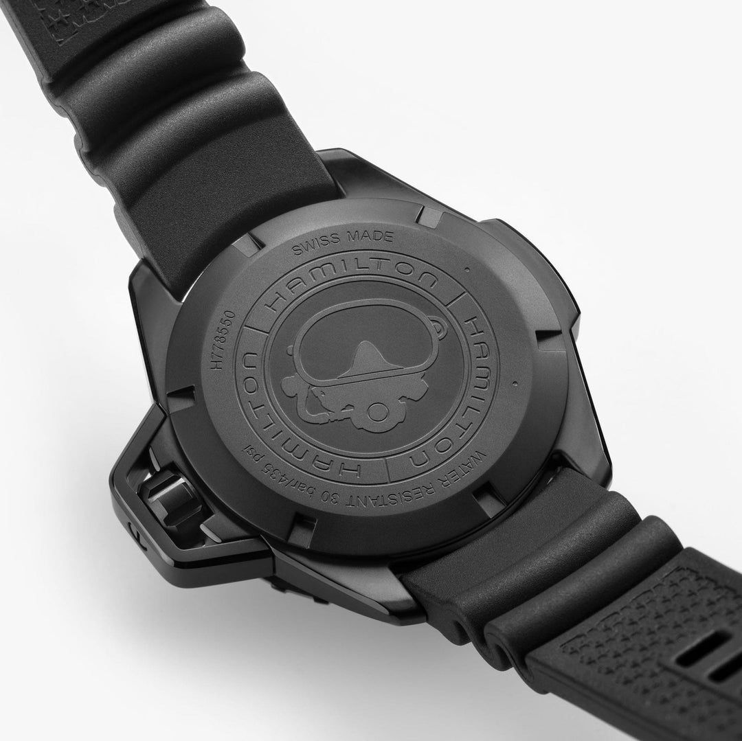 HAMILTON H77855330 Khaki Navy Frogman Auto Watch