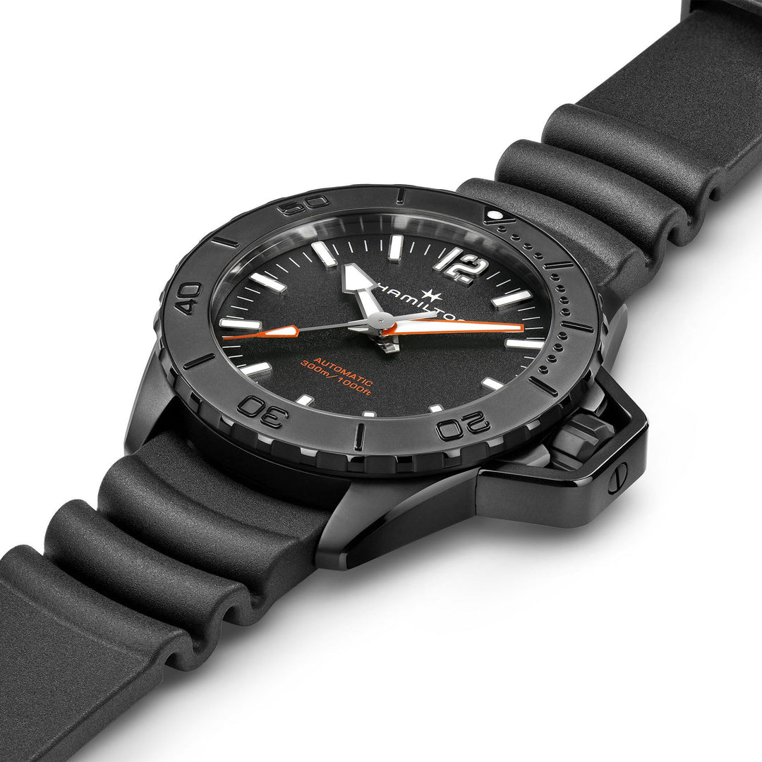 HAMILTON H77855330 Khaki Navy Frogman Auto Watch