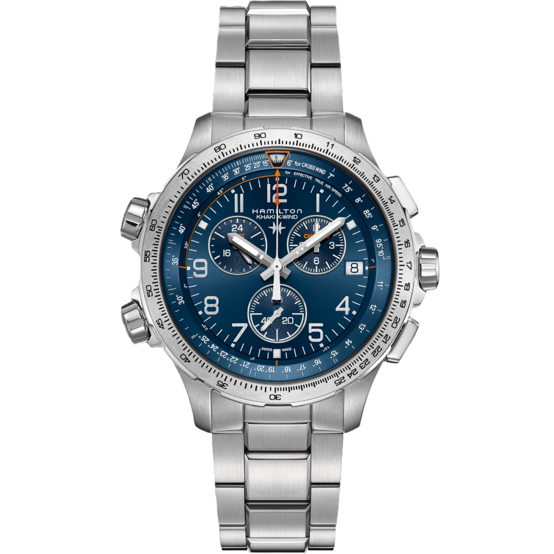 HAMILTON H77922141 Khaki Aviation Khaki X-Wind GMT Karóra