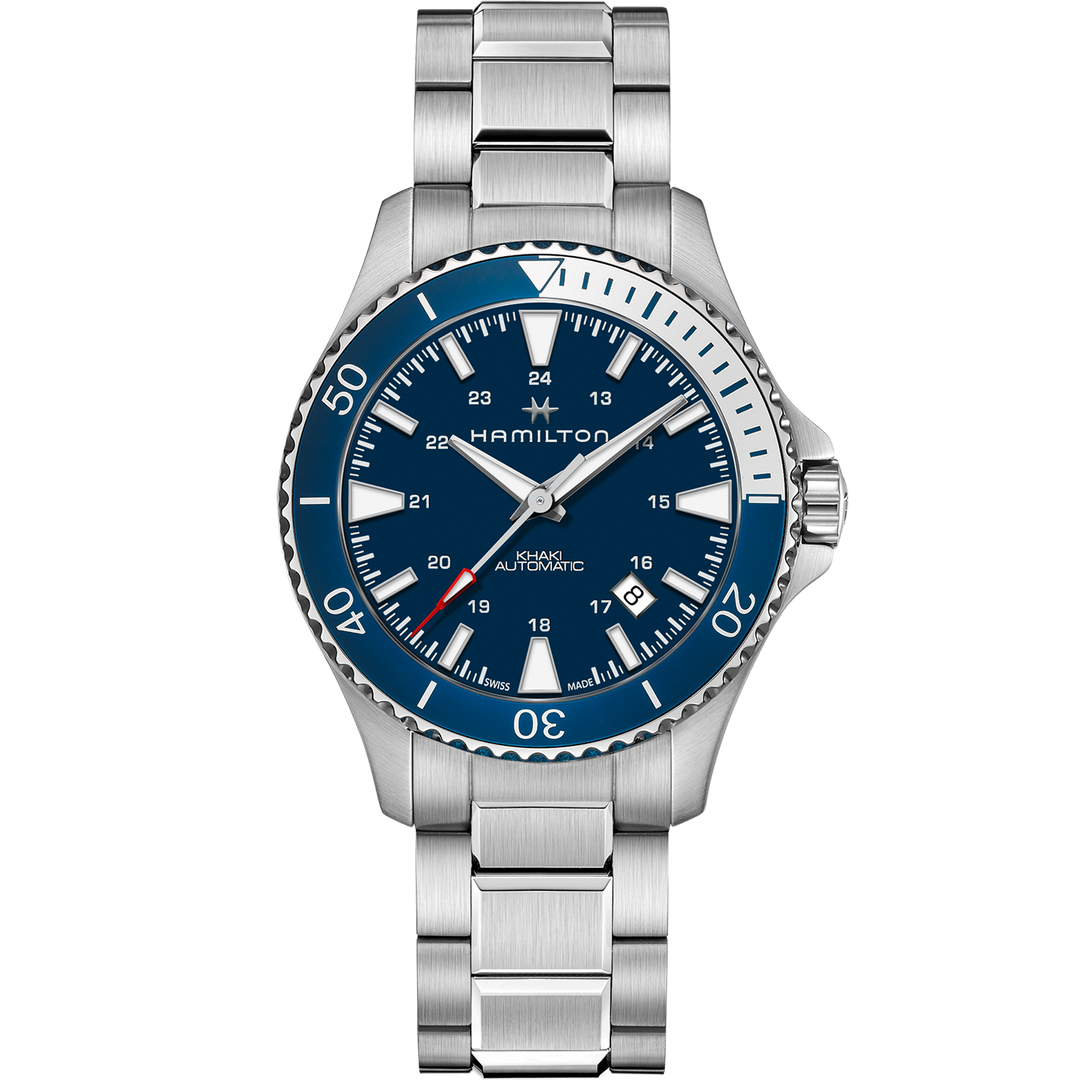 HAMILTON H82345141 Khaki Navy Scuba Auto Karóra