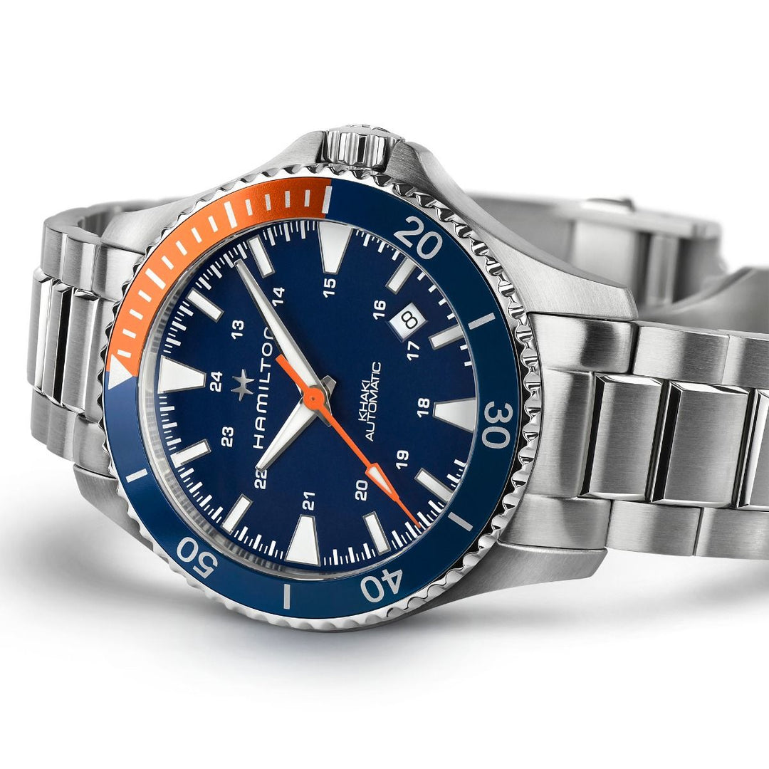 HAMILTON H82365141 Khaki Navy Scuba Auto Karóra