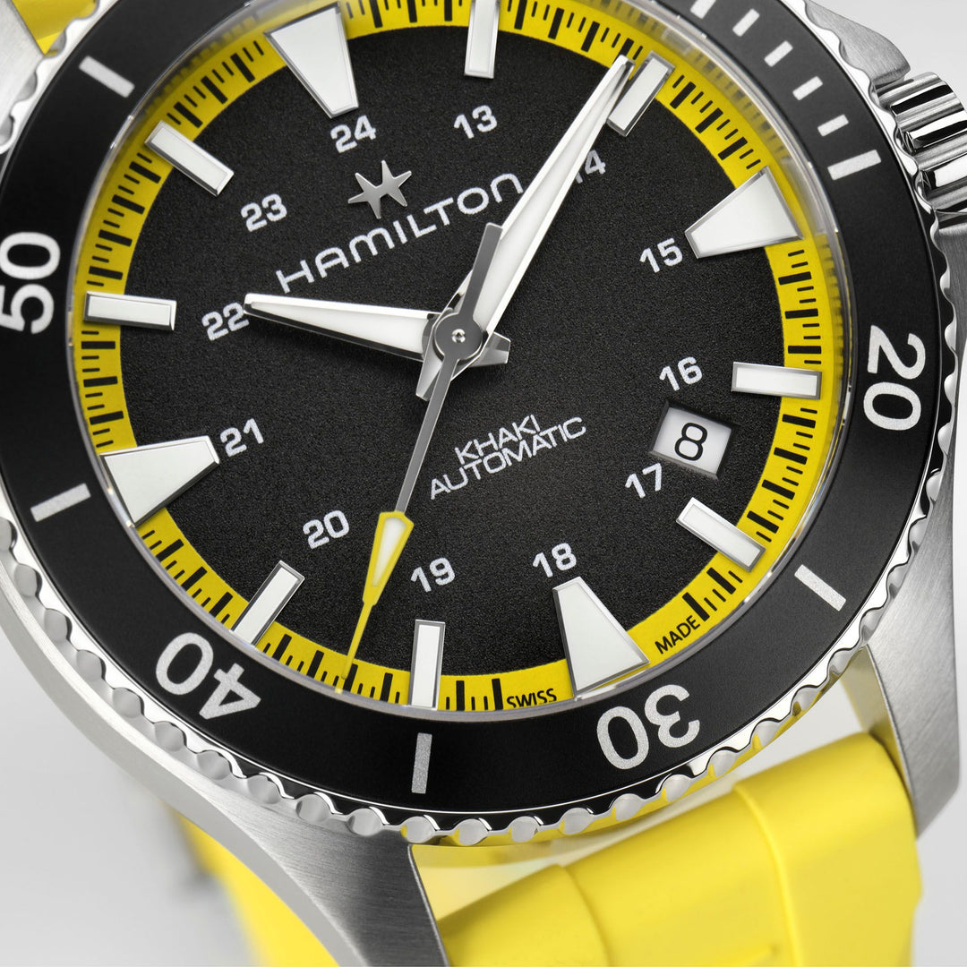 HAMILTON H82395332 Khaki Navy Khaki Scuba Karóra