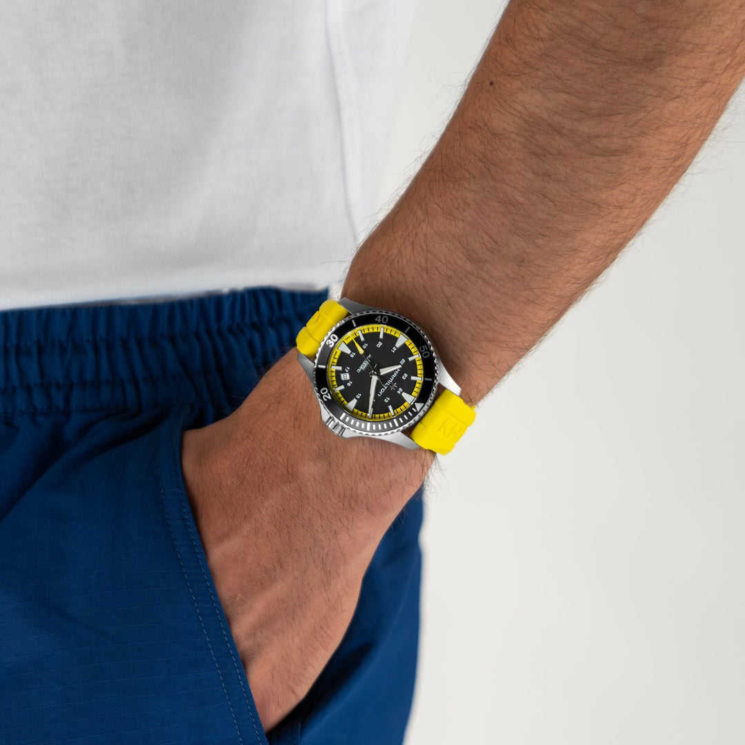 HAMILTON H82395332 Khaki Navy Khaki Scuba Karóra