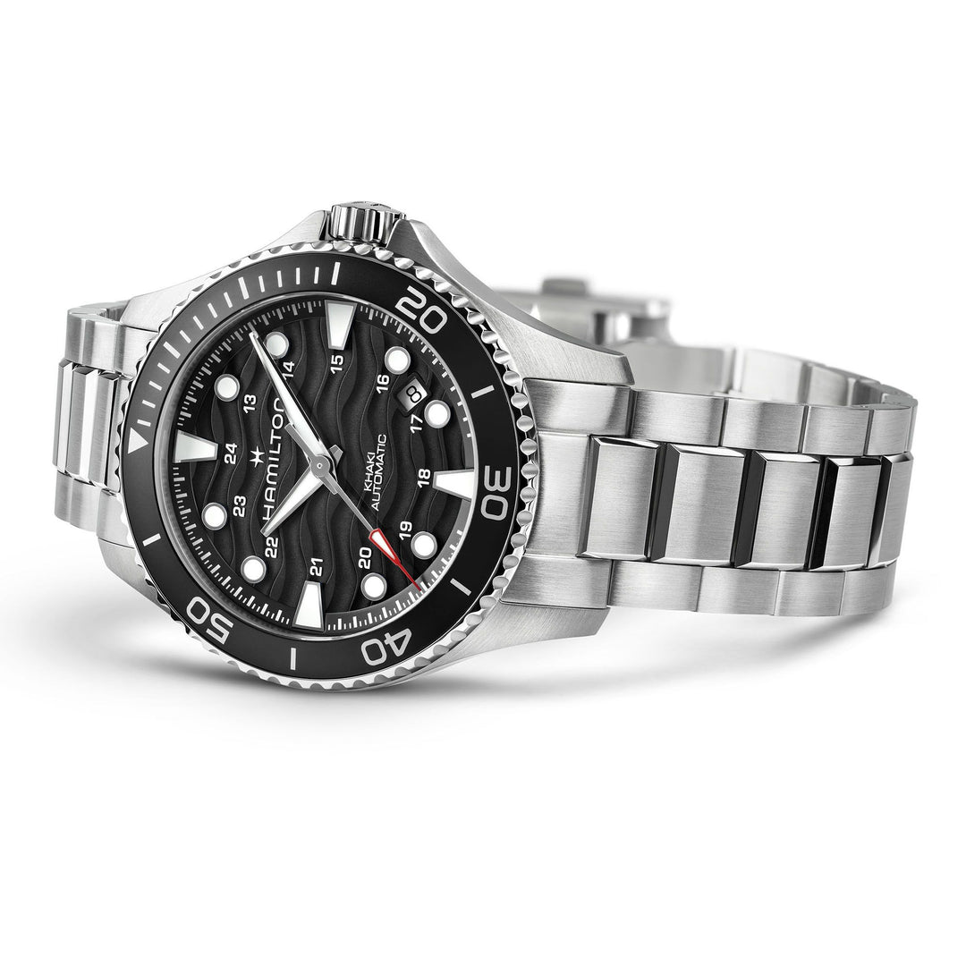 HAMILTON H82415130 Khaki Navy Scuba Auto Karóra
