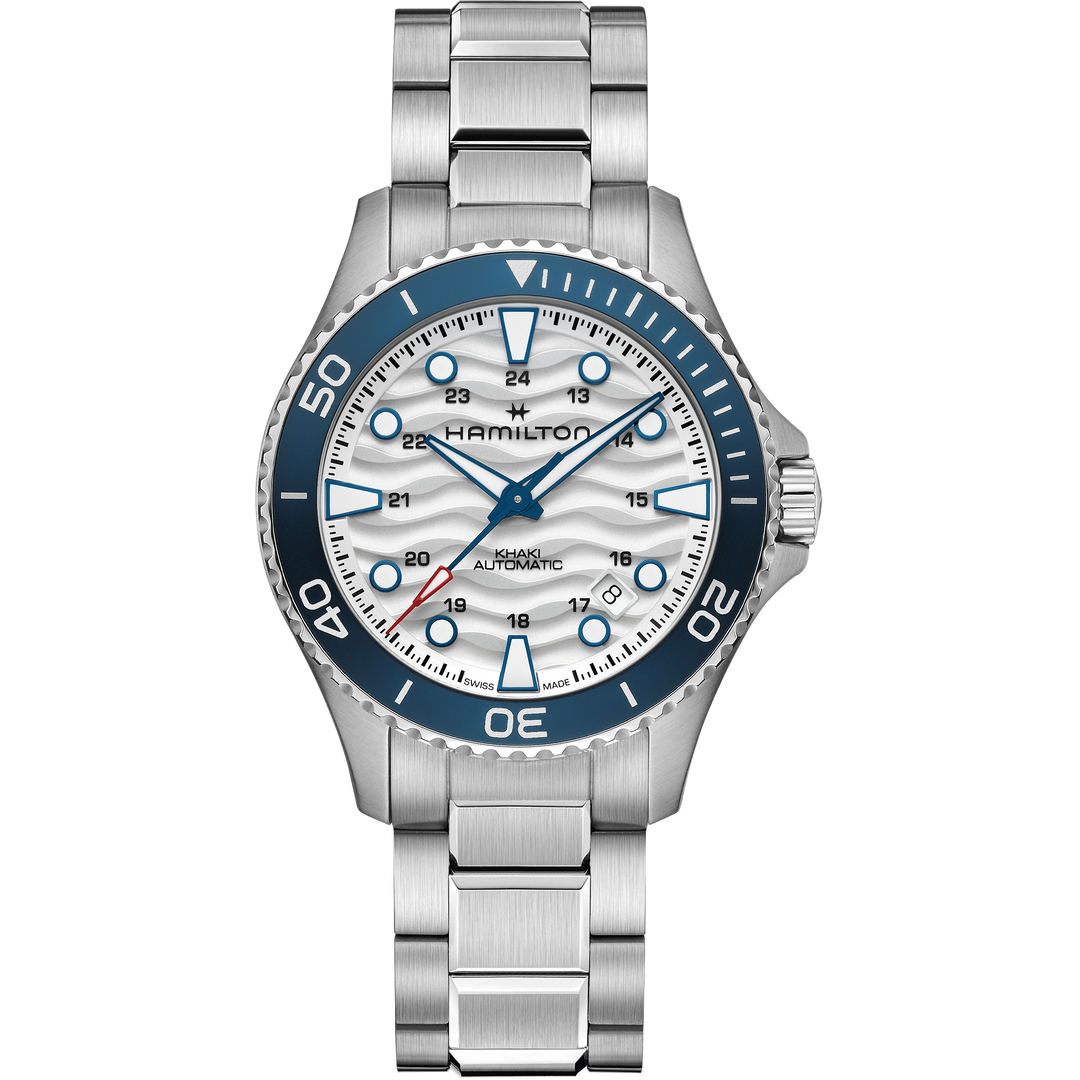 HAMILTON H82425110 Khaki Navy Scuba Auto Karóra