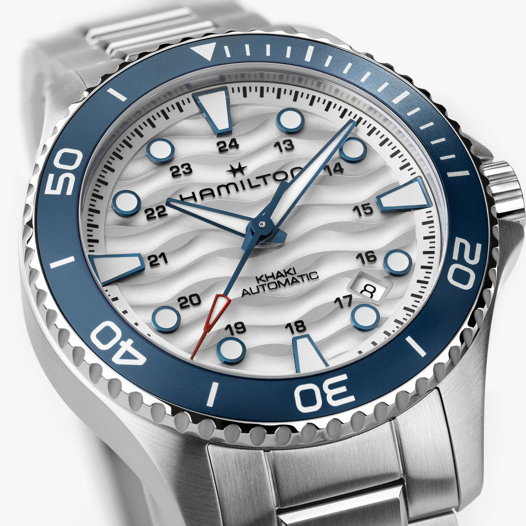 HAMILTON H82425110 Khaki Navy Scuba Auto Karóra
