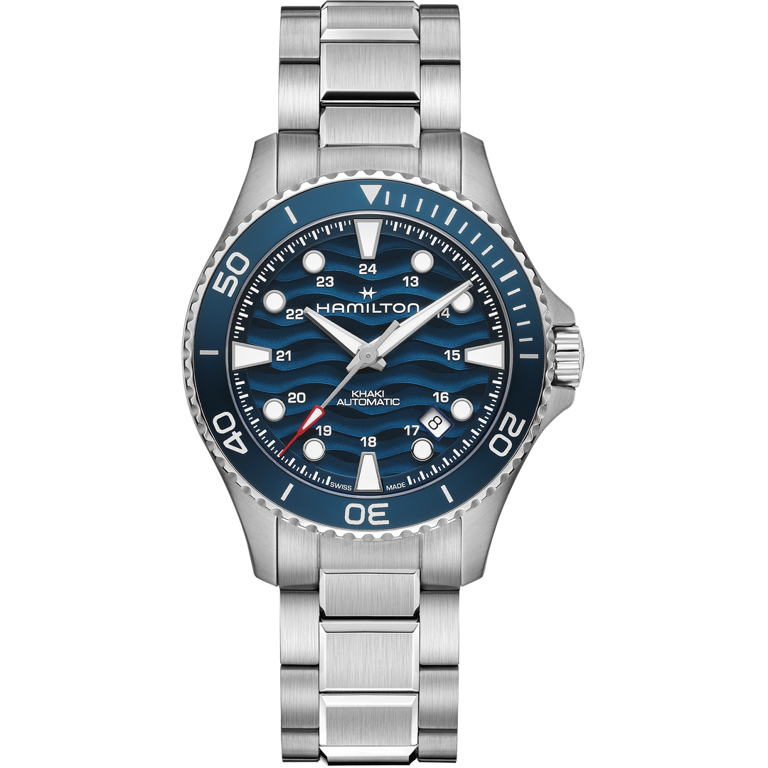 HAMILTON H82425140 Khaki Navy Scuba Auto Karóra