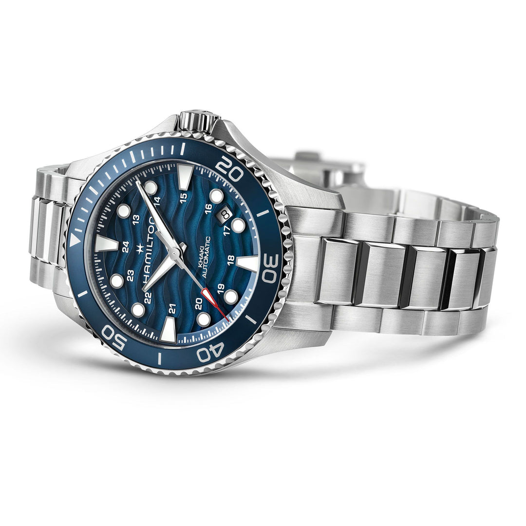 HAMILTON H82425140 Khaki Navy Scuba Auto Karóra