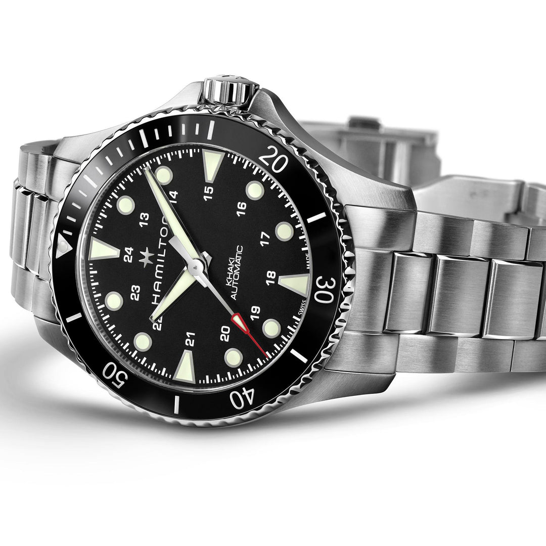 HAMILTON H82515130 Khaki Navy Scuba Auto Karóra