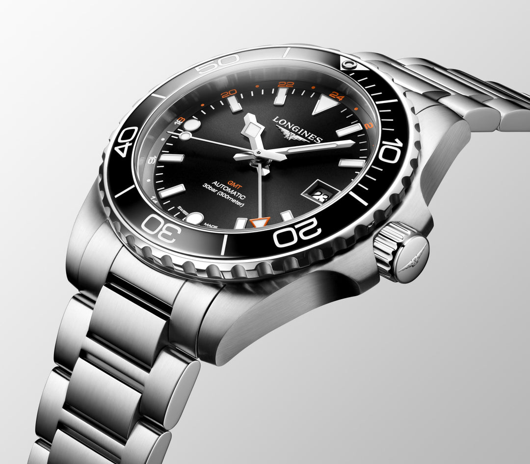 LONGINES L37904566 HydroConquest GMT Karóra