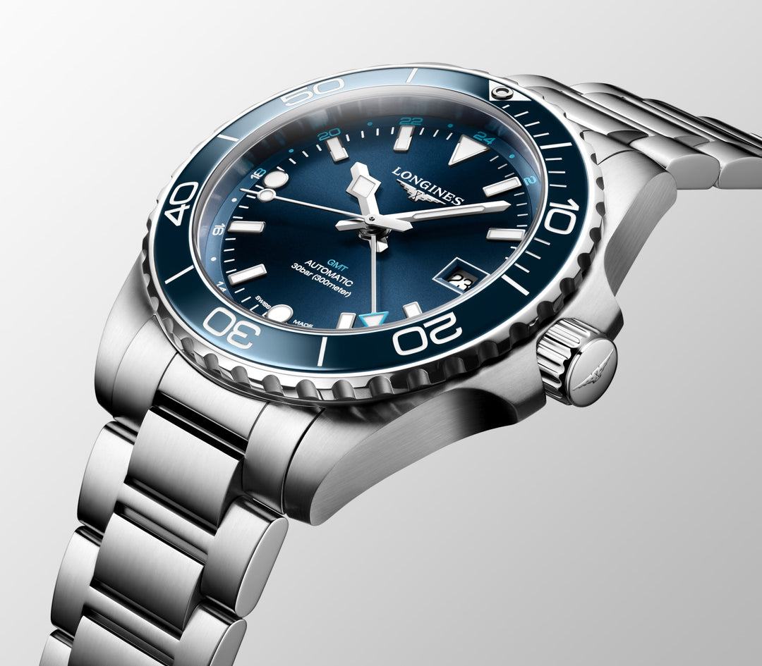 LONGINES L37904966 HYDROCONQUEST GMT Watch