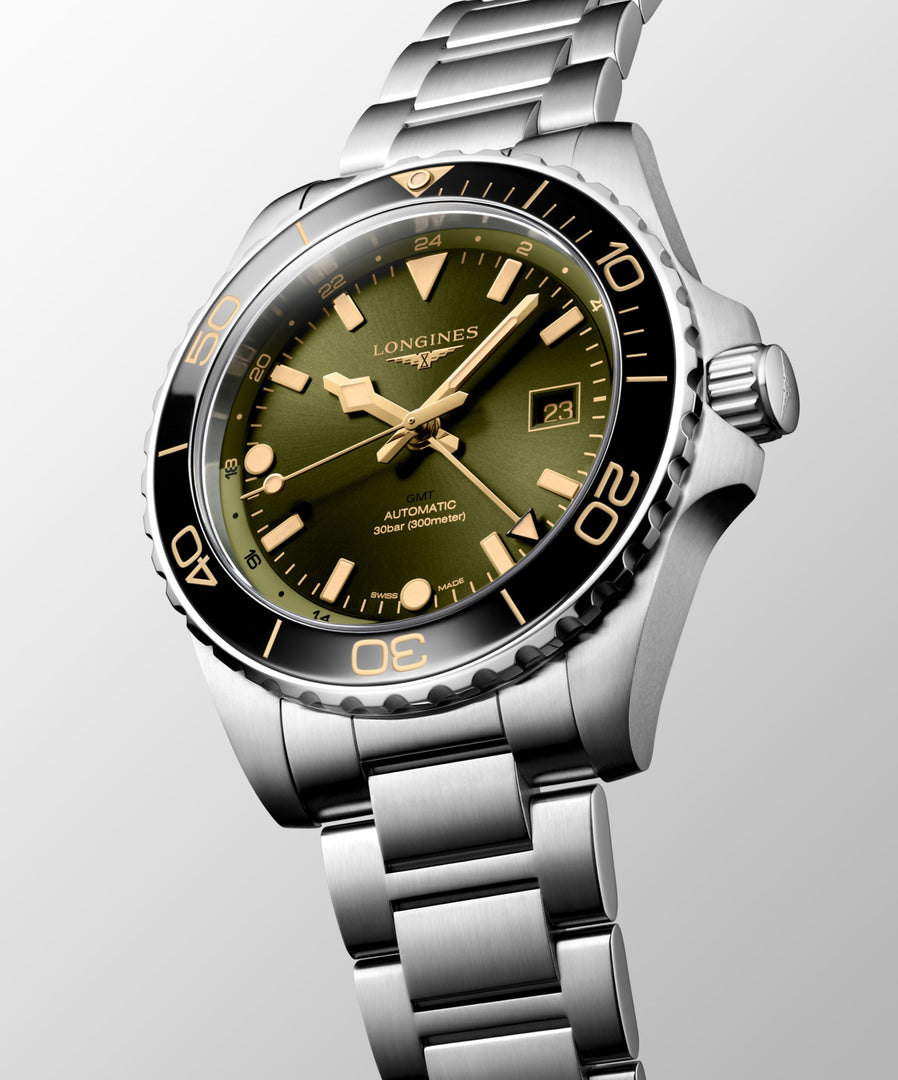 LONGINES L38904066 HydroConquest GMT Karóra
