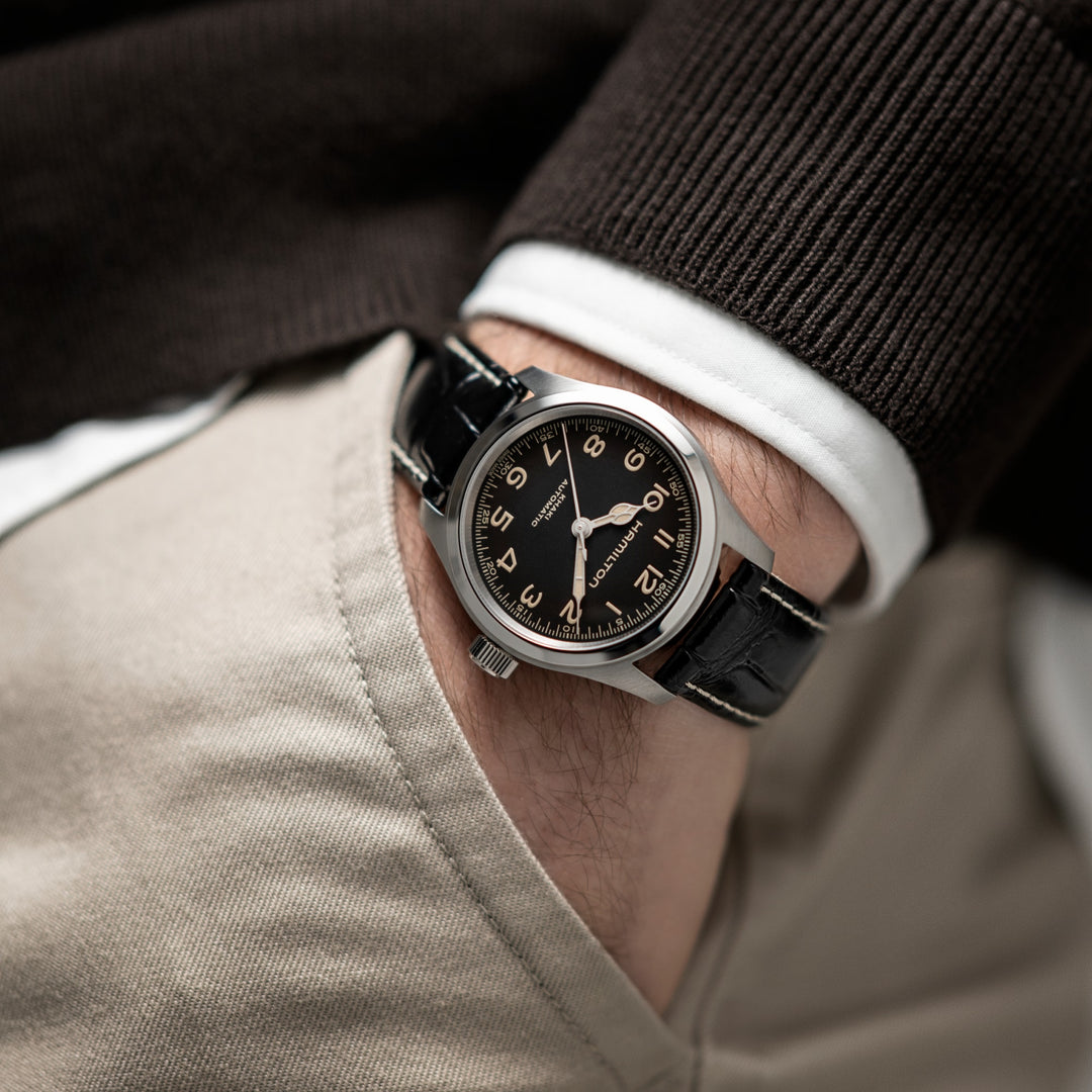 HAMILTON H70405730 Khaki Field Murph Karóra