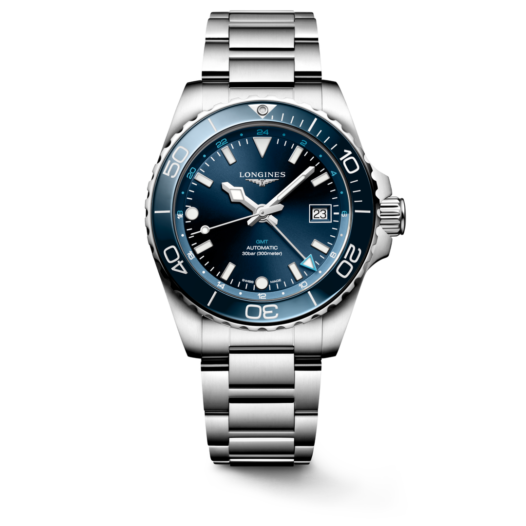 LONGINES L37904966 HYDROCONQUEST GMT Watch